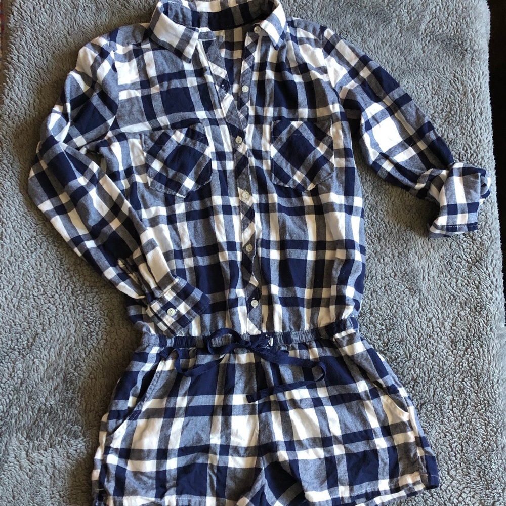Last chance! Aerie flannel romper